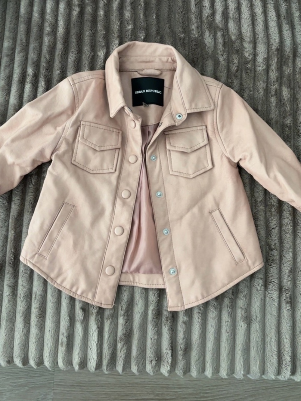 2 Urban Republic Light Blush Snap-Front Jacket 2 urban republic jackets for 60$